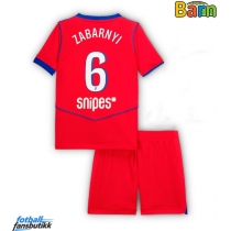 Paris Saint-Germain Illia Zabarnyi #6 Tredjedraktsett Barn 2025-26 Kortermet (+ Korte bukser)